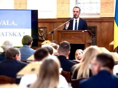 Кто умеет быть благодарным – тот свободен: в Загребе в рамках мероприятия HVALA, HRVATSKA! чествовали тех, кто поддерживает Украину