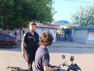 В Николаевской области прошел рейд по выявлению несовершеннолетних водителей мотоциклов