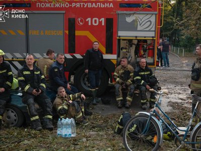 У Києві завершені роботи з ліквідації наслідків російського обстрілу – ДСНС