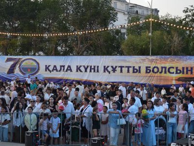 В Карагандинской области отпраздновали 70-летие Приозёрска