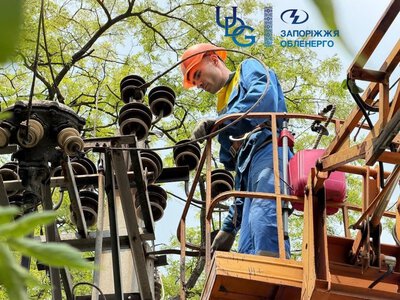 У Запоріжжі та області відновили світло 70,8 тисячі споживачів