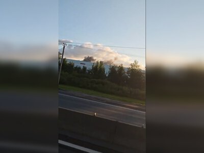 Дроны атаковали хаб Wildberries в Ленинградской области РФ (видео)