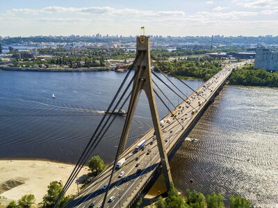 В Киеве 4 августа частично закроют движение на Северном мосту