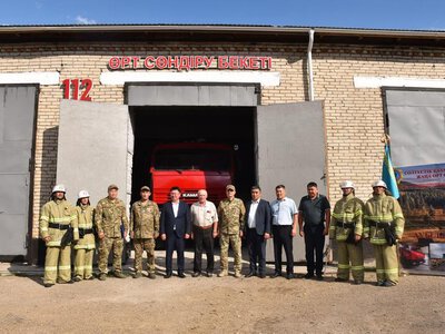 В Казахстане открылось 231-е добровольное противопожарное формирование «Ауыл құтқарушылары»