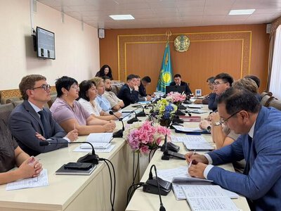 В акимате города состоялось аппаратное совещание