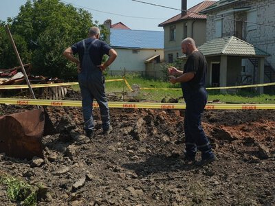 Трубу буквально сплющило: российская ракета Оникс повредила газопровод вблизи Одессы (видео)