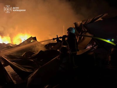 ГСЧС показала последствия массированной ракетной атаки рф на Киевщину