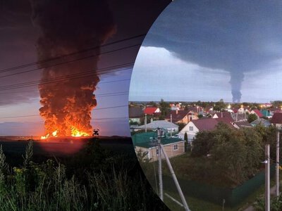 Ночная атака на Россию: в Тульской области горит очередной логистический центр Wildberries