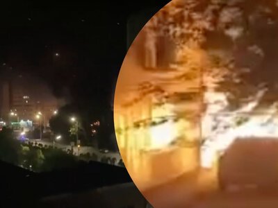 В Ростове-на-Дону прогремели взрывы возле автозаправочной станции: вспыхнул пожар