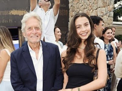 81-летний Майкл Дуглас показал свою 23-летнюю дочь Кэрис (фото)