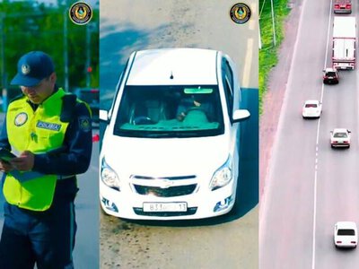 Более 230 нарушений ПДД пресекли полицейские в Туркестанской области