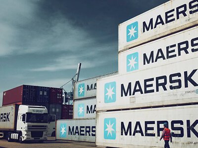 Maersk запустил временный железнодорожный сервис между Украиной и Румынией