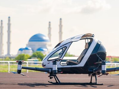 В Астане впервые испытали пассажирское беспилотное воздушное судно