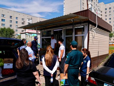 Чистоту, порядок и законность работы торговых павильонов проверили в столичном районе Сарайшык