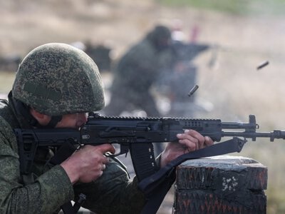 Военные РФ проводят вторые за день учения в Оливе под Ялтой
