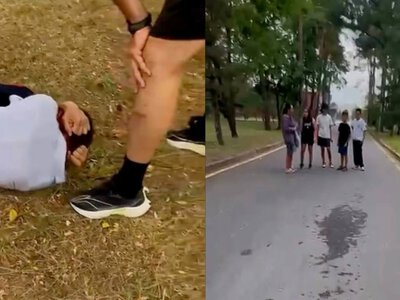  Напавшего на детей в парке Алматы задержала полиция 