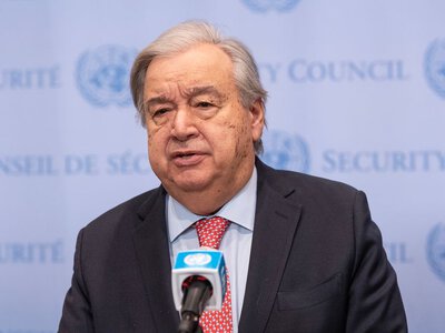 Необходима срочная деэскалация: генсек ООН Гутерриш осудил массированные удары по Украине и России
