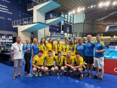 Украинские прыгуны в воду завершили чемпионат Европы в Париже с пятью медалями