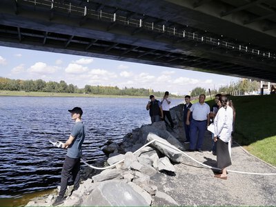 В Астане проводят комплексную работу по очистке реки Есиль