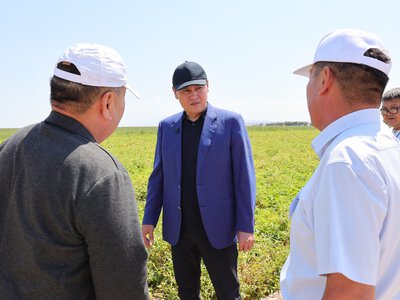 Ербол Карашукеев проверил развитие сельской инфраструктуры в Жамбылском районе