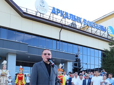 Железнодорожный вокзал города Аркалык вновь открыт после реконструкции