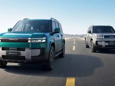 BYD Ti 7: Брутальный гибридный кроссовер с 402 л.с. бросил вызов Land Rover Defender