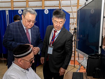 ЗАМЕСТИТЕЛЬ ПРЕДСЕДАТЕЛЯ ЦИК РК МУХТАР ЕРМАН ОЗНАКОМИЛСЯ С ХОДОМ ПОДГОТОВКИ ИЗБИРАТЕЛЬНЫХ УЧАСТКОВ К ВЫБОРАМ В ЖАМБЫЛСКОЙ ОБЛАСТИ