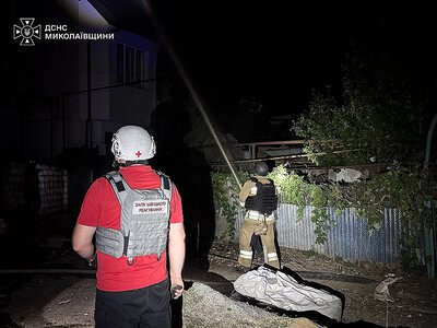 Появилось видео, как в Николаеве оказывали помощь горожанам сразу после обстрела