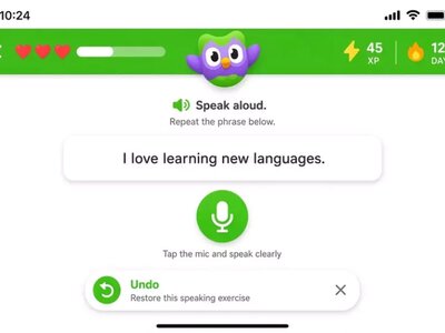 Duolingo тестирует кнопку отмены для упражнений: как зеленая сова стала добрее
