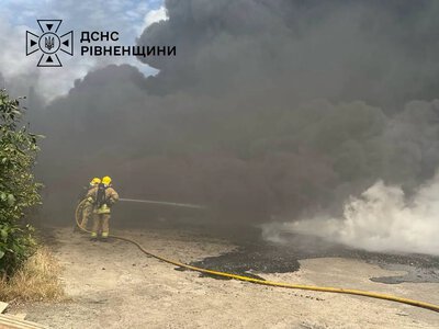 Пожар в Ровненской области вызвал локальное загрязнение воздуха, уровень — не критический