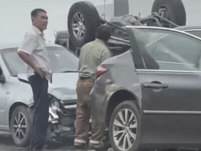 Один человек погиб в ДТП с тремя автомобилями на трассе Актау — Мангышлак 
