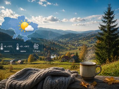 Убирайте зонтики, но готовьте кофты: какая погода будет в Украине 13 августа