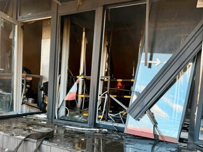 Россияне атаковали здание логистической компании в Павлограде