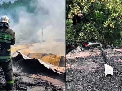  Пожар чуть не закончился взрывом в Алматинской области 