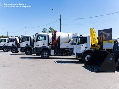 Запоріжжя отримало від Німеччини спецтранспорт для комунальників