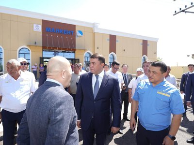 В ТУРКЕСТАНСКОЙ ОБЛАСТИ ВВЕДЕН В ЭКСПЛУАТАЦИЮ ЕЩЕ ОДИН МОДЕРНИЗИРОВАННЫЙ ЖЕЛЕЗНОДОРОЖНЫЙ ВОКЗАЛ