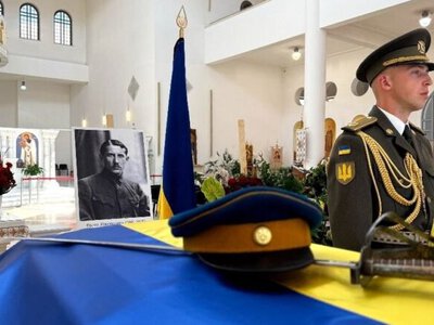 В Киевском Патриаршем соборе прошла панихида по первому председателю ОУН Евгению Коновальцу