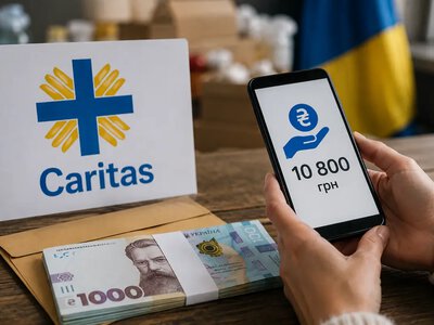 «Каритас» вновь выплачивает по 10 800 грн: как зарегистрироваться и кто в списке