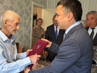  Первоцелинник Аслан Нехай отметил 90-летний юбилей в Северо-Казахстанской области 