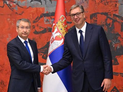 Посол Казахстана вручил Верительные грамоты Президенту Сербии