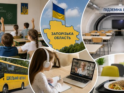 Навчання під час війни: як працюватимуть школи Запорізької області з 1 вересня