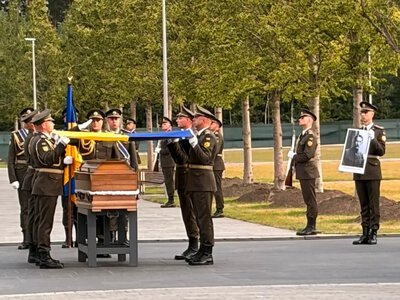 Первого главу ОУН Евгена Коновальца перезахоронили на мемориальном кладбище