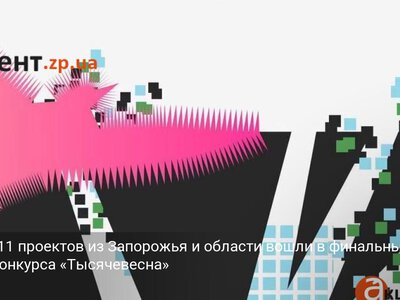 Целых 11 проектов из Запорожья и области вошли в финальный отбор конкурса «Тысячевесна»