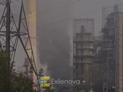 В российской Уфе после атаки дронов загорелась установка на НПЗ