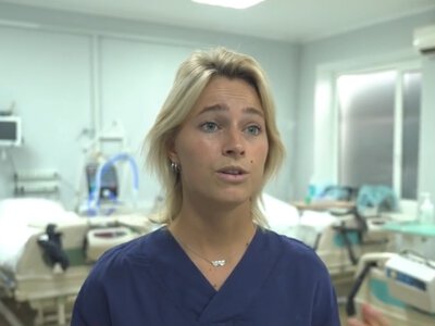 Первая стажерка из-за рубежа: студентка из Нидерландов выбрала для прохождения практики военный госпиталь в Харькове