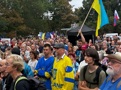 «Иван, иди домой»: в Праге вспомнили советское вторжение 1968 года и поддержали Украину