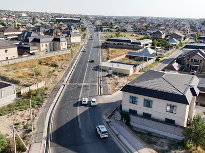 В ШЫМКЕНТЕ ВВЕДЕНО В ЭКСПЛУАТАЦИЮ ПРОДОЛЖЕНИЕ УЛИЦЫ КАЗИЕВА