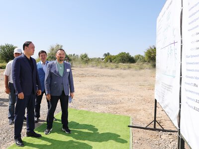 Рабочая поездка Е.Карашукеева в Байзакский район: водоснабжение, образование, туризм и агропереработка