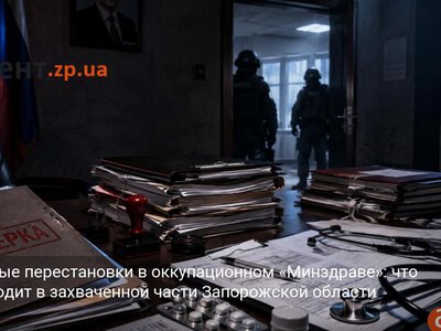 Кадровые перестановки в оккупационном «Минздраве»: что происходит в захваченной части Запорожской области