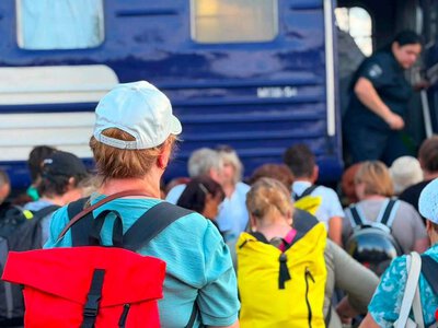 Поезд «Лозовая — Львов» эвакуировал 65 жителей Донецкой области